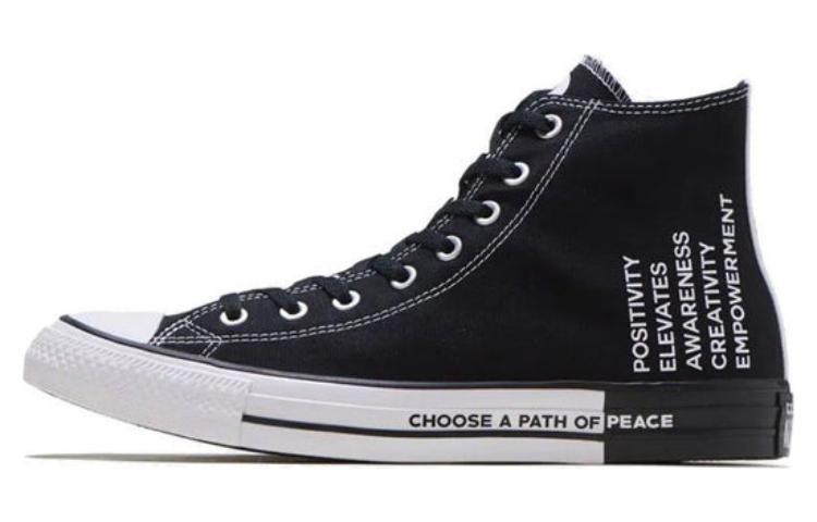 

Кеды унисекс Converse Chuck Taylor All Star High seek Peace черные 41 EU, Черный, Chuck Taylor All Star High seek Peace