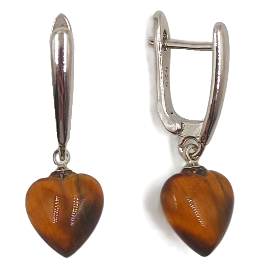 

Серьги из бижутерного сплава Spiricheva 7166, кошачий глаз, 7166