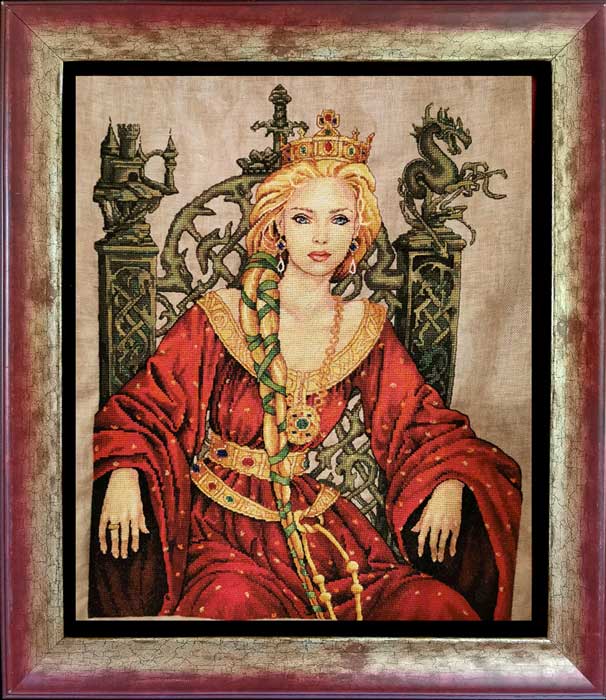 фото Набор для вышивания nimue queen guinevere (королева гвиневра) арт.173 z007 mk
