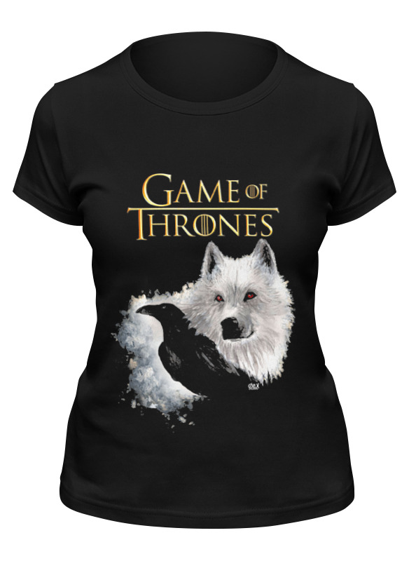 Футболка мужская Printio Game of thrones черная 2XL