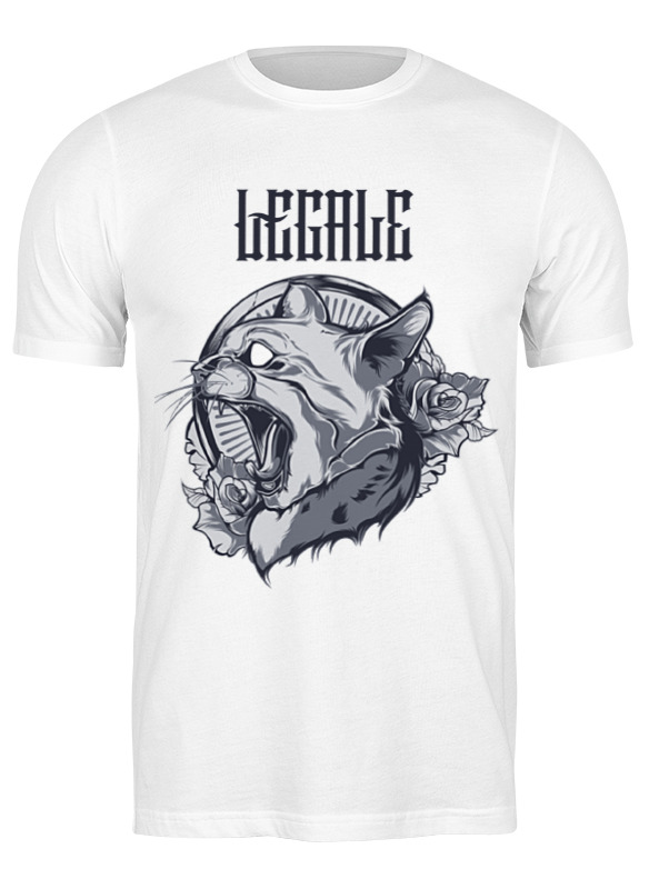 

Футболка унисекс Printio The cat белая 2XL, Белый, The cat