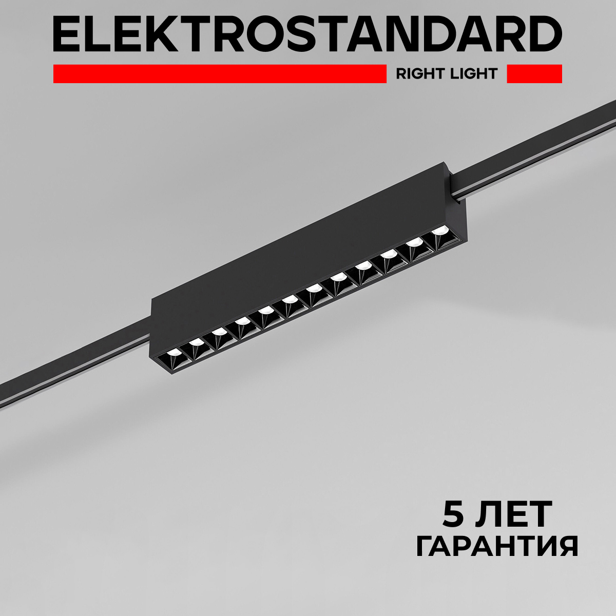 Трековый светильник Elektrostandard Esthetic Magnetic 85121/01 12W 3000K чёрный