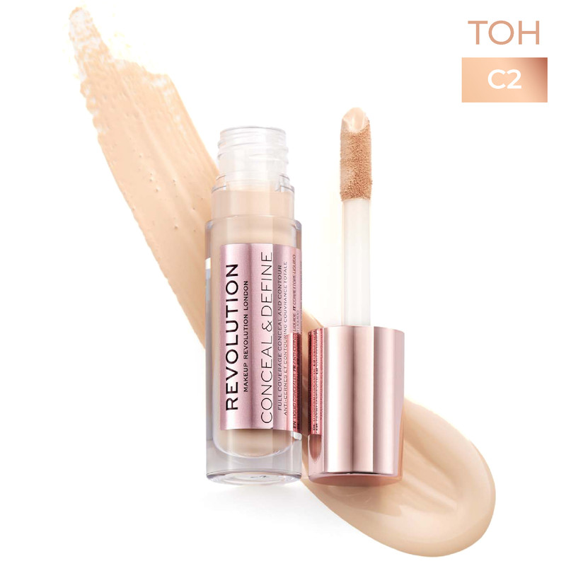 Консилер Для Лица И Под Глаза Makeup Revolution Conceal And Define Тон C 2 Светлый