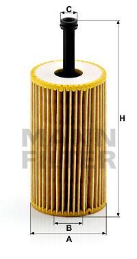 

Фильтрующий элемент масляного фильтра MANN-FILTER HU612X, фильтрующий элемент масляного фильтра HU612X