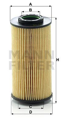 

Фильтрующий элемент масляного фильтра MANN-FILTER HU712/10X, фильтрующий элемент масляного фильтра HU712/10X