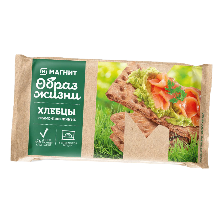 

Хлебцы ржаные Магнит Образ жизни Хрустящие 100 г