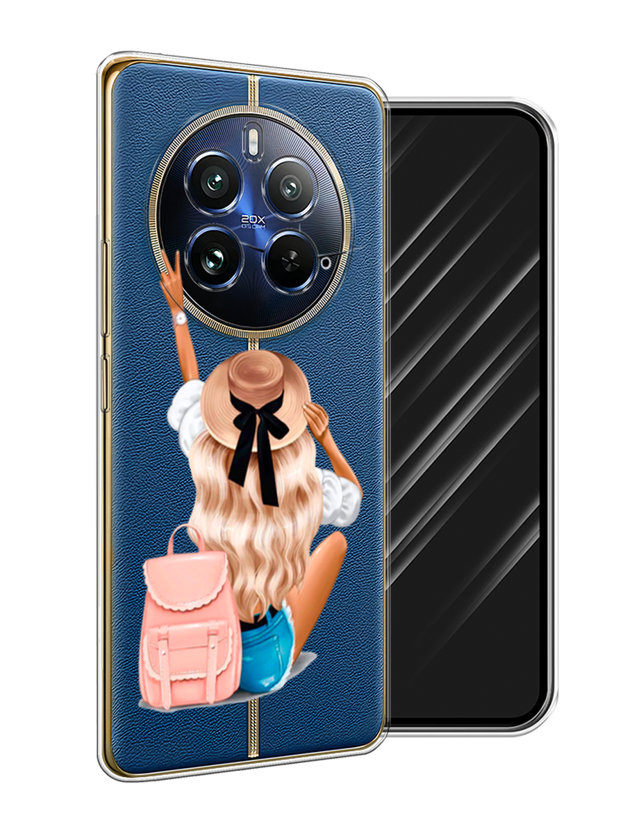 

Чехол Awog на Realme 12 Pro/Realme 12 Pro Plus "Автостопом самолетом", Бежевый;белый, 2516250-1