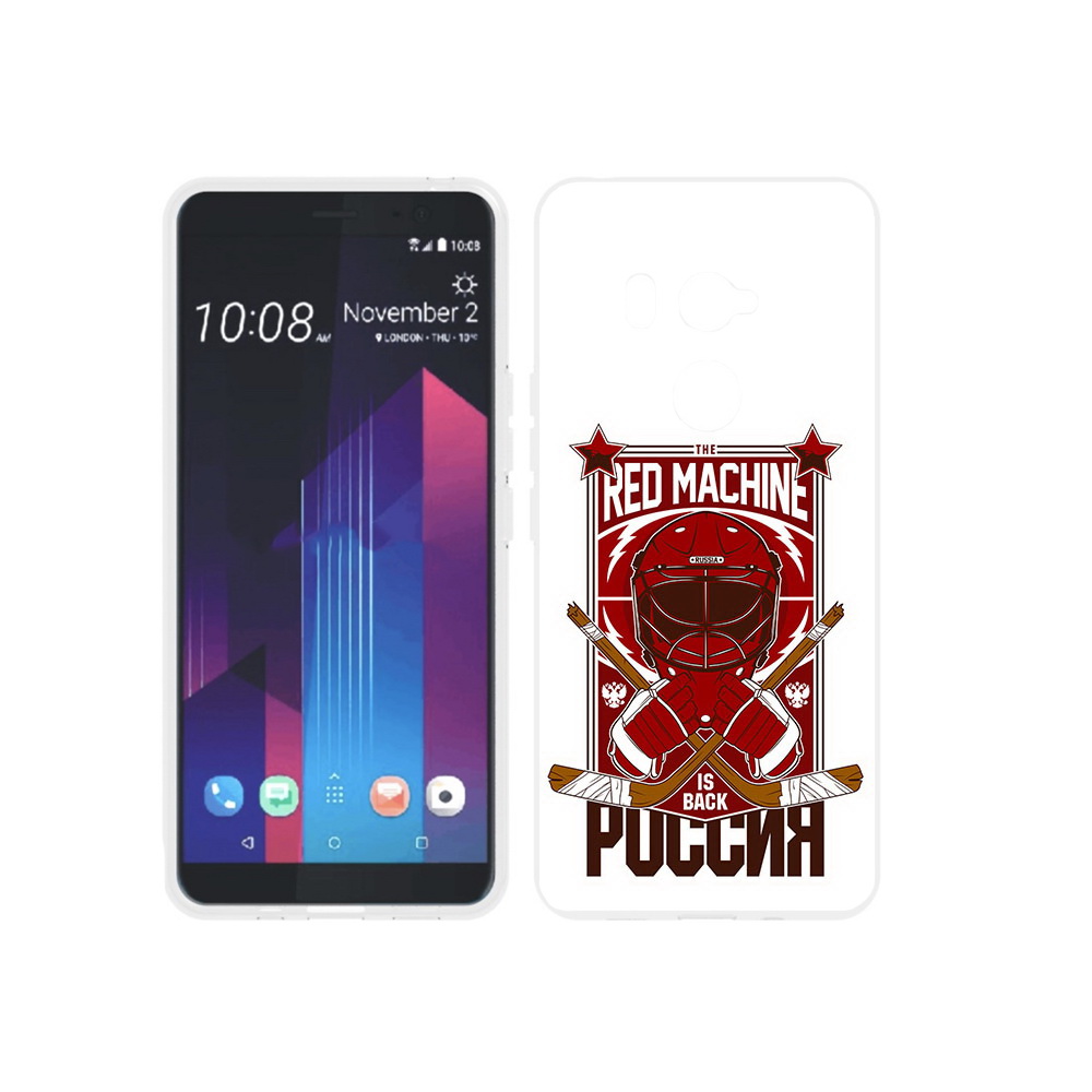 

Чехол MyPads Tocco для HTC U11 EYEs хоккей россия, Прозрачный, Tocco