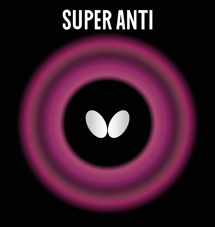 Накладка для нтенниса Butterfly Super Anti, Black, 1,9