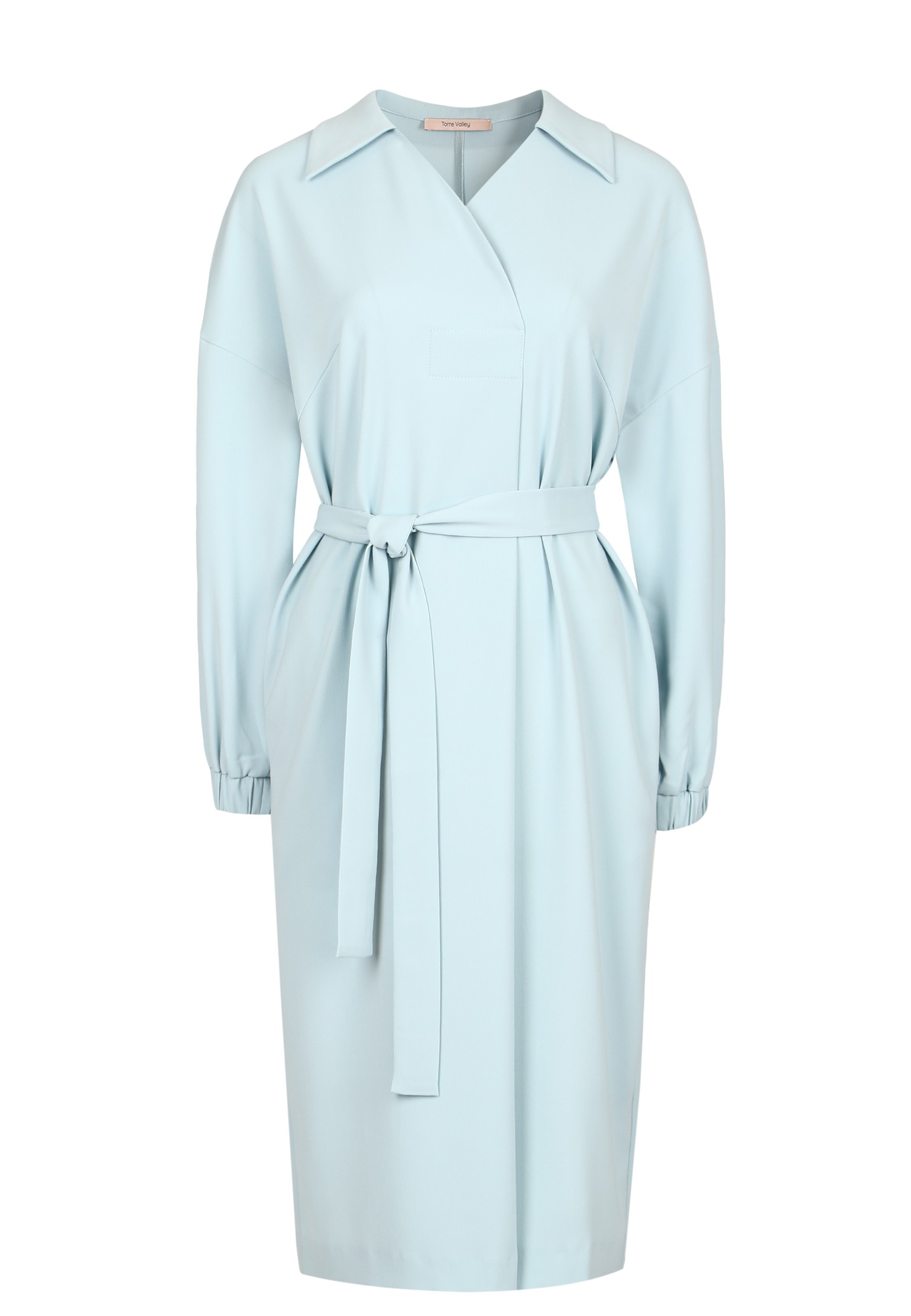 Платье женское TORRE VALLEY 136838 голубое 50 IT