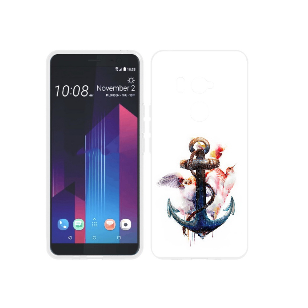

Чехол MyPads Tocco для HTC U11 EYEs якорь с птицами, Прозрачный, Tocco