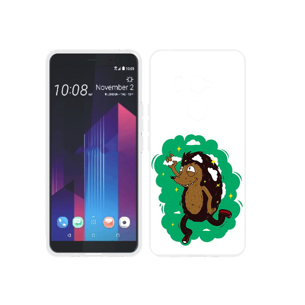 

Чехол MyPads Tocco для HTC U11 EYEs Ежик в облаках, Прозрачный, Tocco