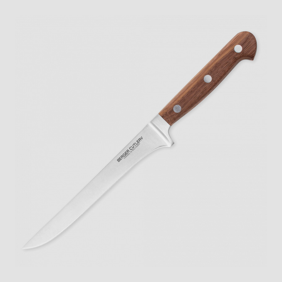 Нож обвалочный, BERGER CUTLERY, Classic Walnut,16 см, BC200116