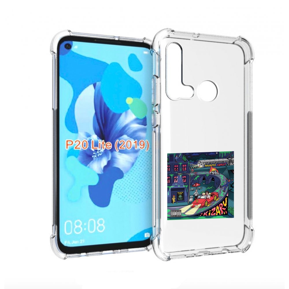 

Чехол бампер MyPads Яд (альбом Kizaru) для Huawei P20 Lite (2019, Прозрачный, Tocco