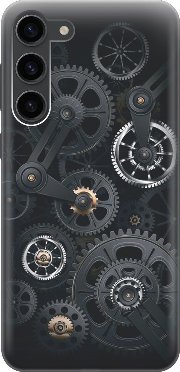 Силиконовый чехол на Samsung Galaxy S23+ с принтом 
