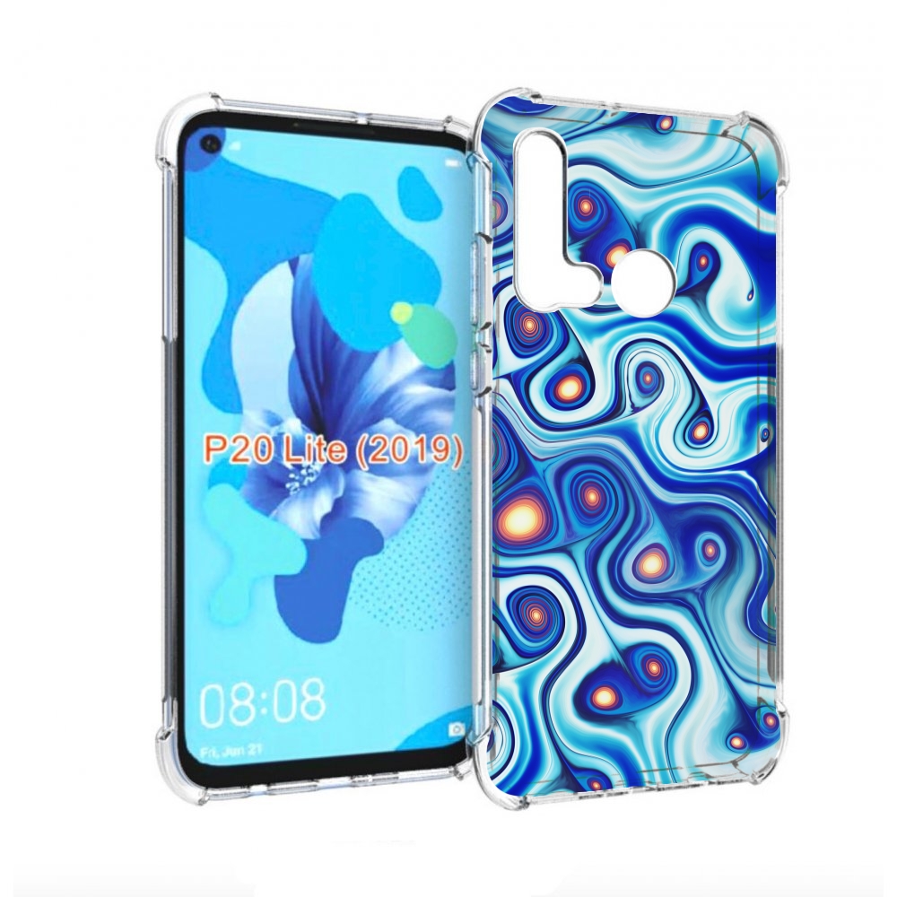 

Чехол бампер MyPads абстрактная-текстура для Huawei P20 Lite (20, Прозрачный, Tocco