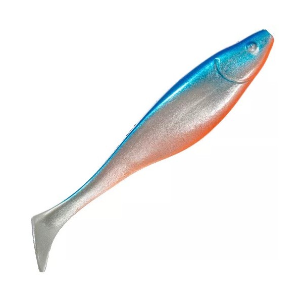 

Приманка Narval Commander Shad 16cm #001 3шт., Серебристый;голубой;красный, Commander