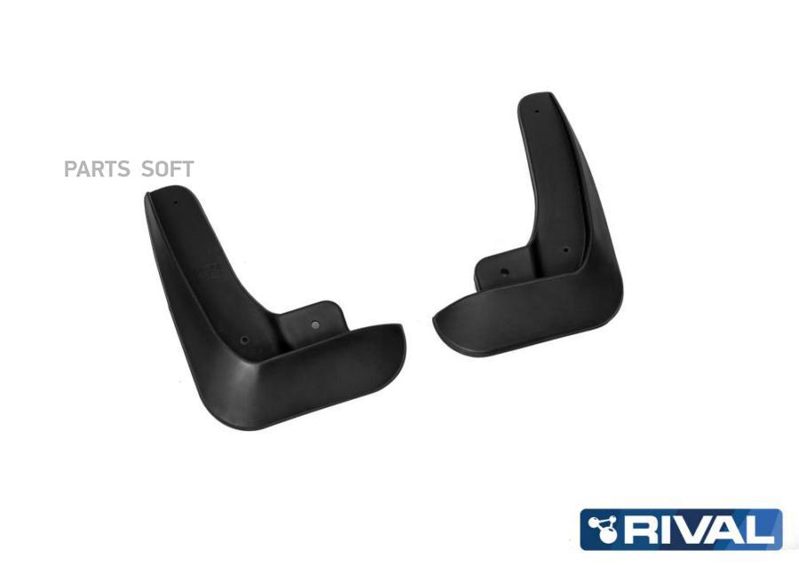 

Брызговики Передние Skoda Rapid Полиуретан Черный 2 Шт. Rival Rival 25102001 Rival 2510200