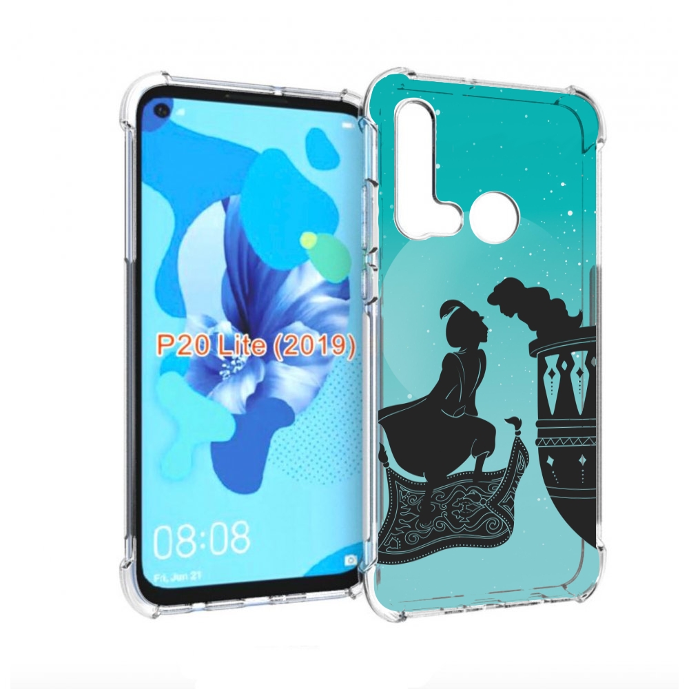 

Чехол бампер MyPads алладин тень для Huawei P20 Lite (2019), Прозрачный, Tocco