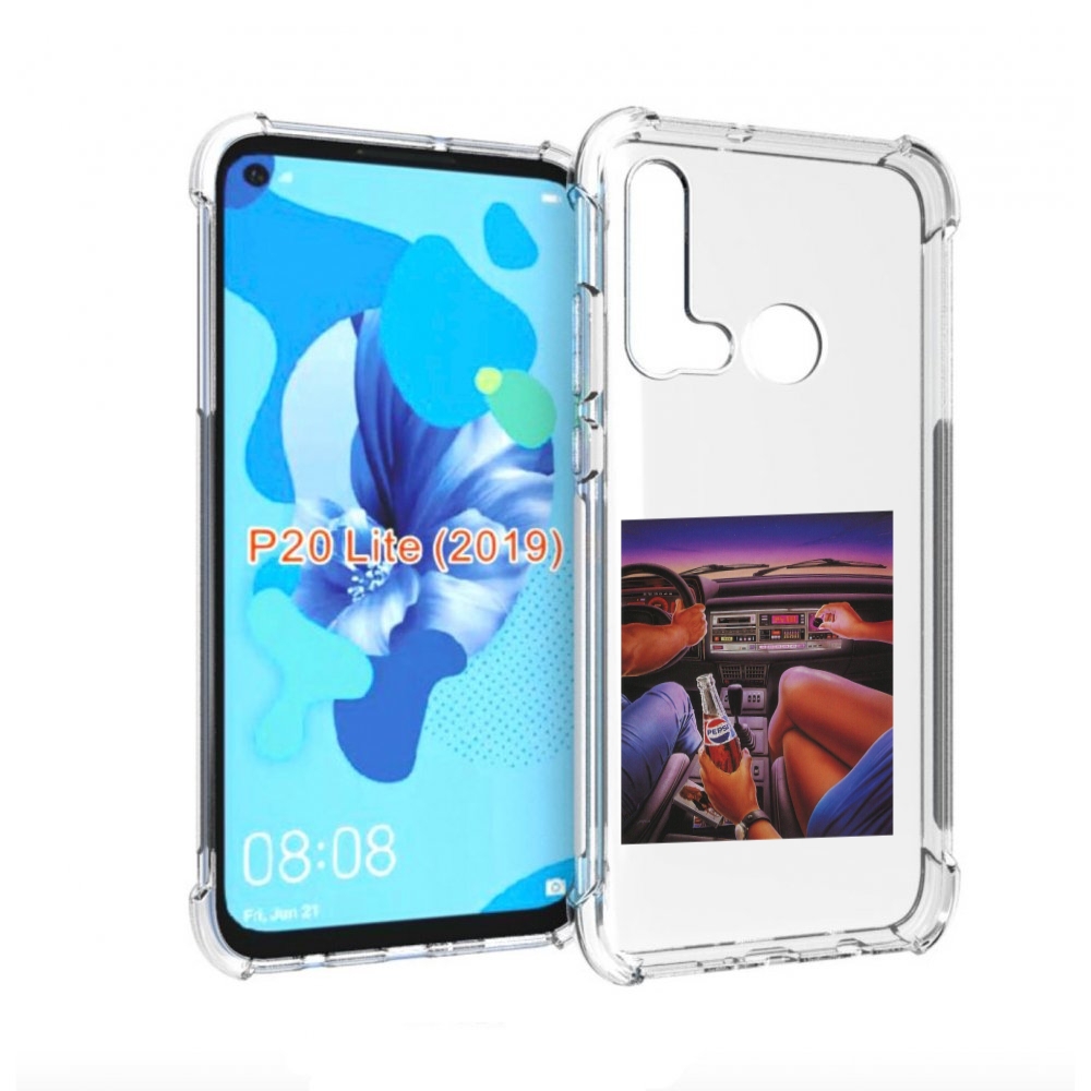 Чехол бампер MyPads американская машина салон для Huawei P20 Lit