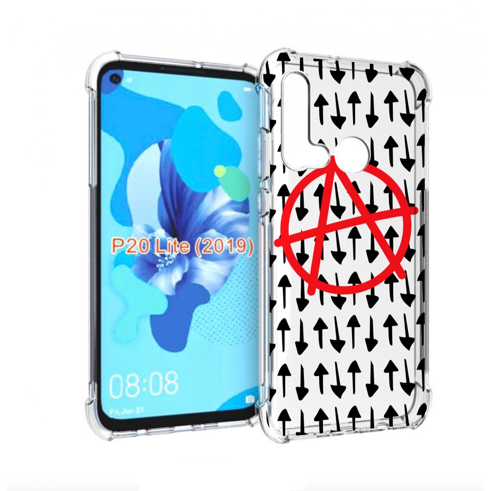 

Чехол бампер MyPads анархия-панк для Huawei P20 Lite (2019), Прозрачный, Tocco