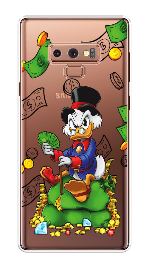 

Чехол на Samsung Galaxy Note 9 "Scrooge Richness", Черный;синий;зеленый, 26350-1