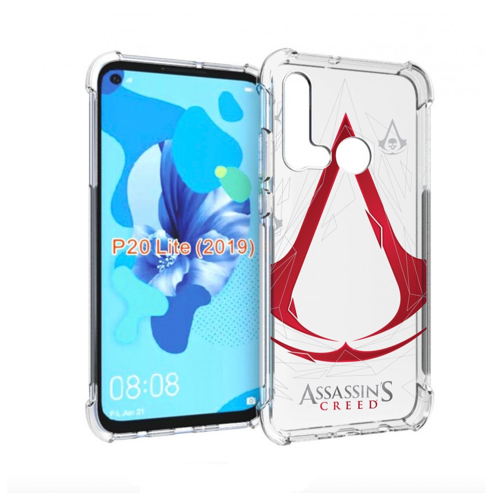 

Чехол бампер MyPads ассасин-крид-знак для Huawei P20 Lite (2019), Прозрачный, Tocco