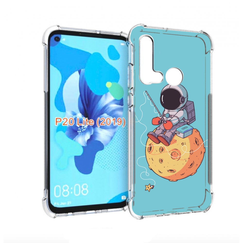 

Чехол бампер MyPads астронавт ловит звезду для Huawei P20 Lite (, Прозрачный, Tocco