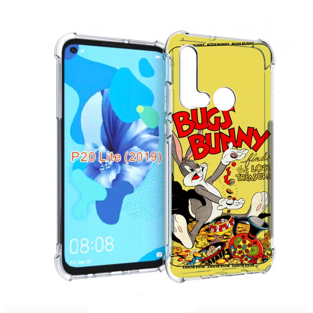 

Чехол бампер MyPads бакс-банни-и-еда для Huawei P20 Lite (2019), Прозрачный, Tocco