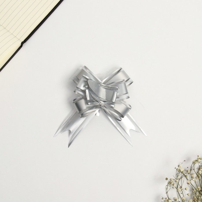 

Бант-бабочка №3 3CM*50CM (10 шт), Серебристый