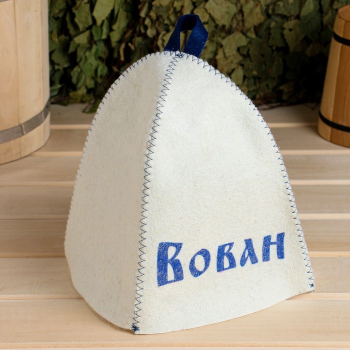 

Шапка для бани Добропаровъ Вован 5390119  белый, Вован