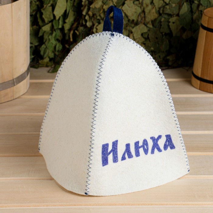 

Шапка для бани Добропаровъ Илюха 5470930 onesize белый, Илюха