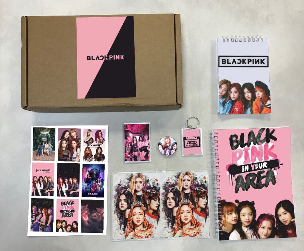 

Бокс с подарком БлэкПинк, Blackpink BР0002, 7 предметов