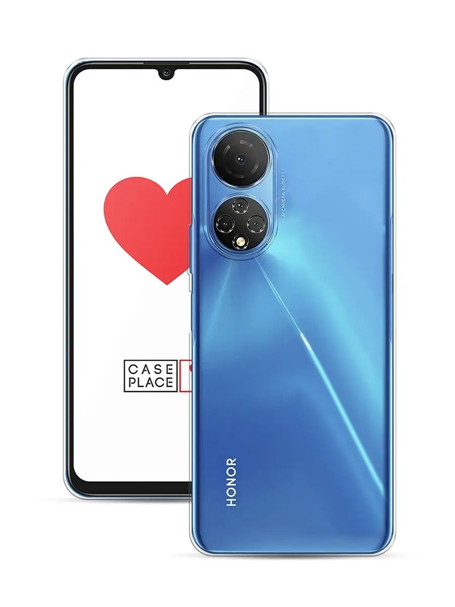 

Накладка силикон для Honor X7 Прозрачная, Прозрачный, HonorX7/Play 30 Plus
