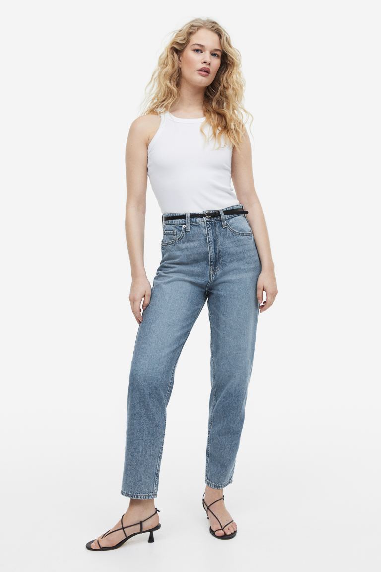 

Джинсы женские H&M 1041089002 синие 32 (доставка из-за рубежа), Синий, 1041089002