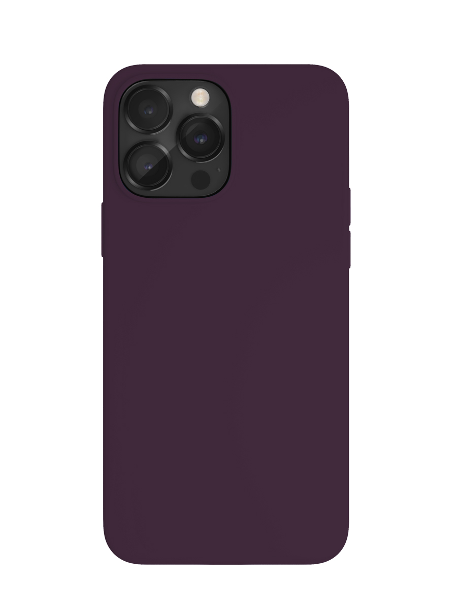 Накладка силикон VLP Liquid Silicone Soft Touch для Apple iPhone 14 Pro Dark Purple