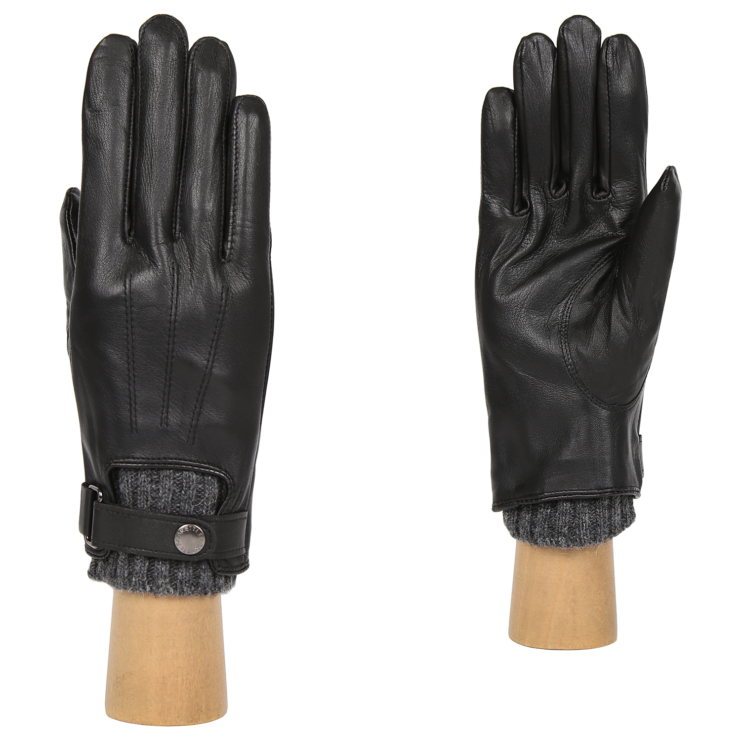 

Перчатки женские FABRETTI 20FW5-1 черные, р, Черный, 20FW5-1