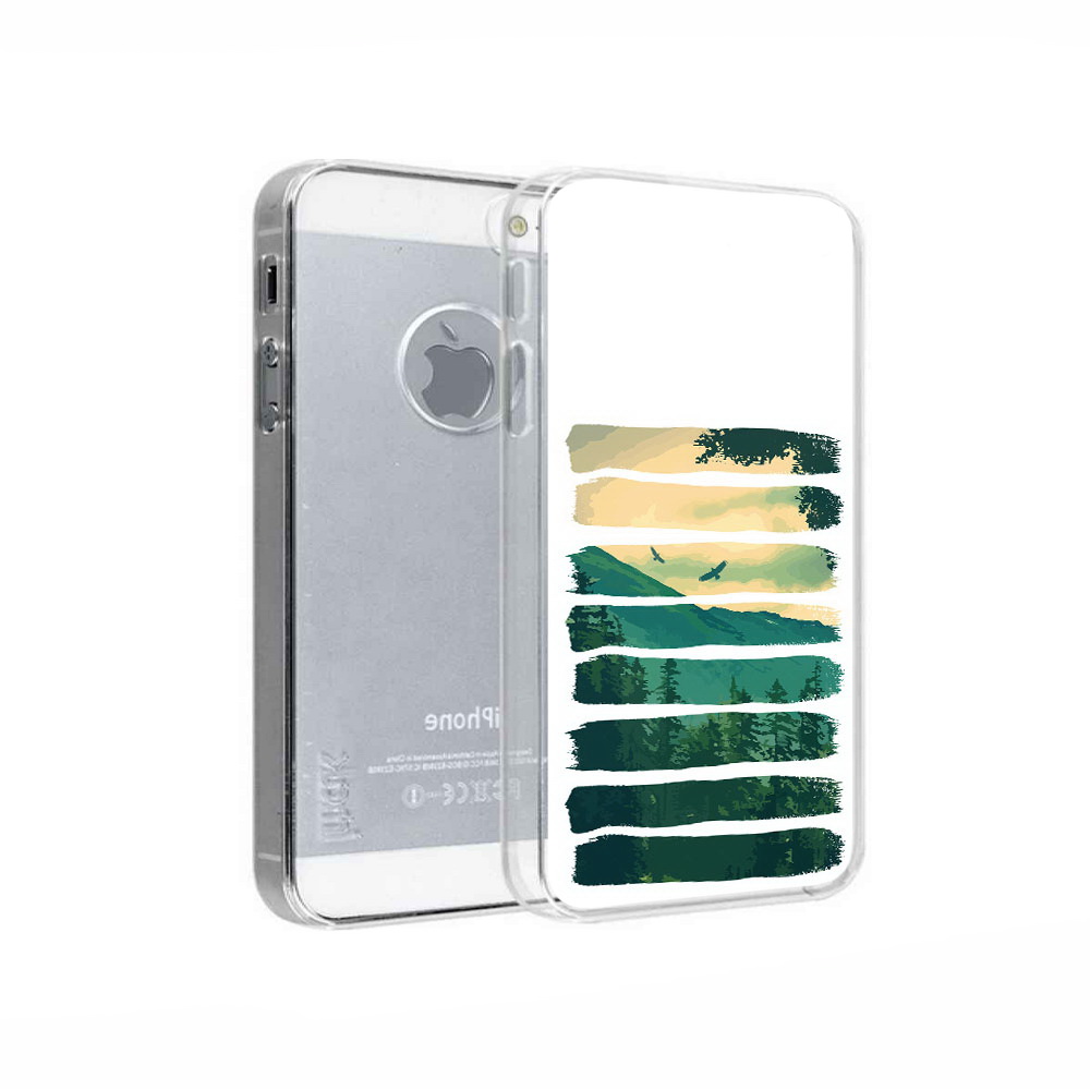 

Чехол MyPads Tocco для Apple iPhone 5 Лесная чаща, Прозрачный, Tocco