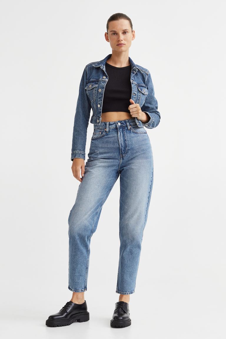 

Джинсы женские H&M 1041089012 синие 44 EU (доставка из-за рубежа), Синий, 1041089012