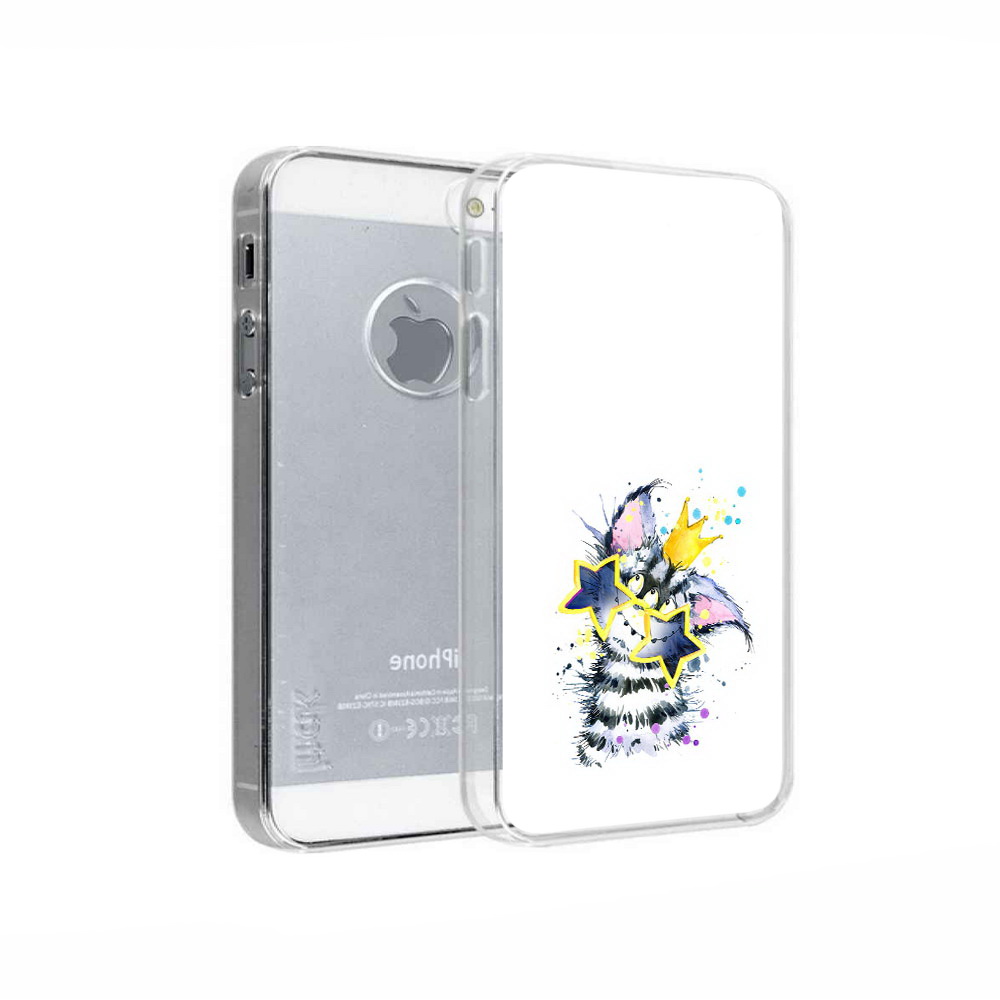 

Чехол MyPads Tocco для Apple iPhone 5 Мартовский Нуся, Прозрачный, Tocco