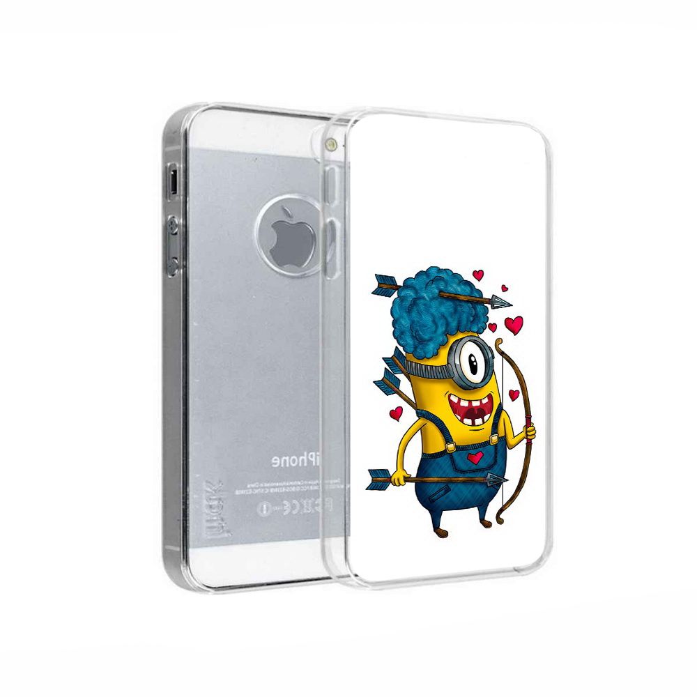 

Чехол MyPads Tocco для Apple iPhone 5 Миньон купидон, Прозрачный, Tocco
