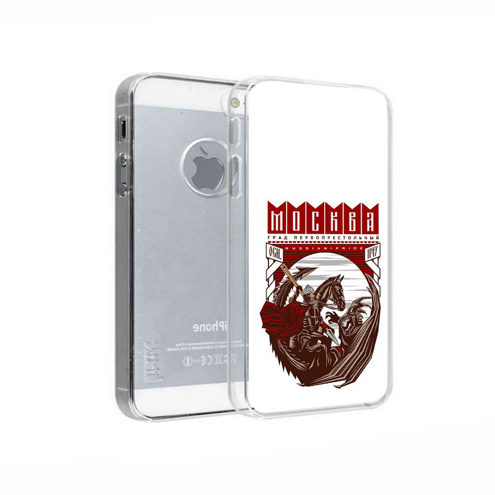 

Чехол MyPads Tocco для Apple iPhone 5 Москва Россия, Прозрачный, Tocco