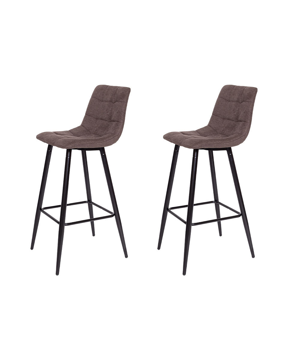 фото Комплект из двух барных стульев, ла рум,udс-8078, коричневый uf860-18b ооо ла рум