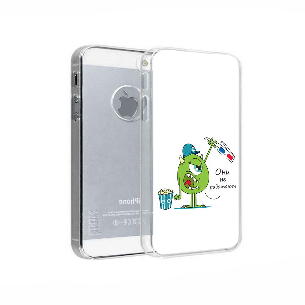 

Чехол MyPads Tocco для Apple iPhone 5 Очки не работают, Прозрачный, Tocco