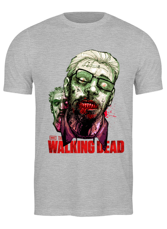 

Футболка женская Printio Walking dead серая 3XL, Серый, Walking dead