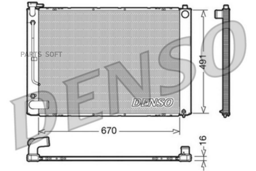 

Drm50055_радиатор системы охлаждения акпп lexus rx 330 02>