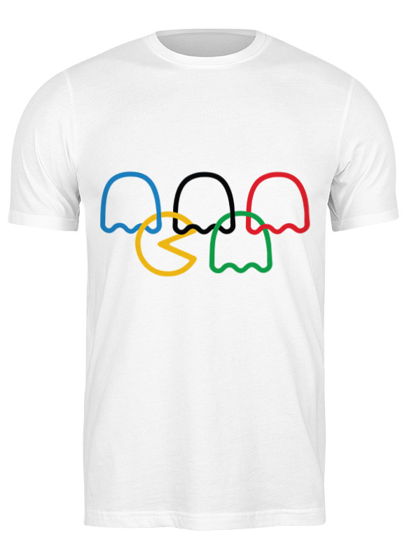 

Футболка мужская Printio Пакман белая 3XL, Белый, Пакман