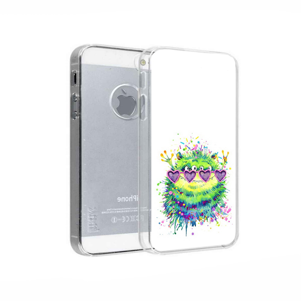 

Чехол MyPads Tocco для Apple iPhone 5 Пушистый персонаж, Прозрачный, Tocco