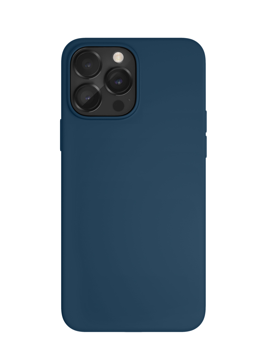 

Накладка силикон VLP Liquid Silicone Soft Touch для Apple iPhone 14 Pro Dark Blue, Синий, Apple iPhone 14 Pro