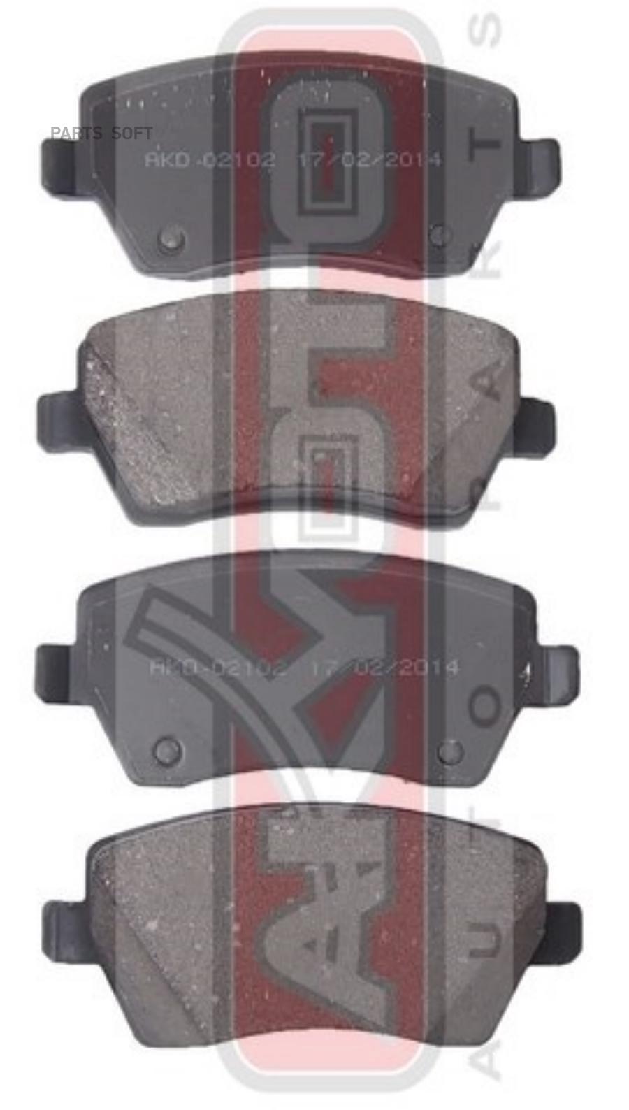 

Тормозные колодки Akyoto AKD-02102